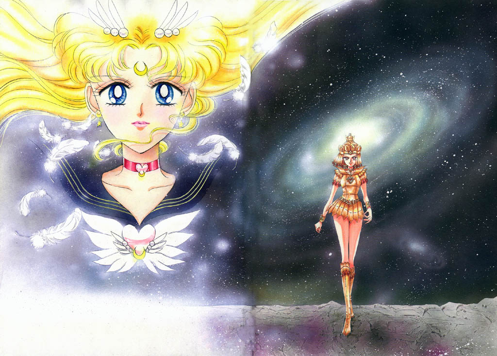 Pretty Soldier Sailor Moon #5 original illustration art book Naoko Takeuchi 